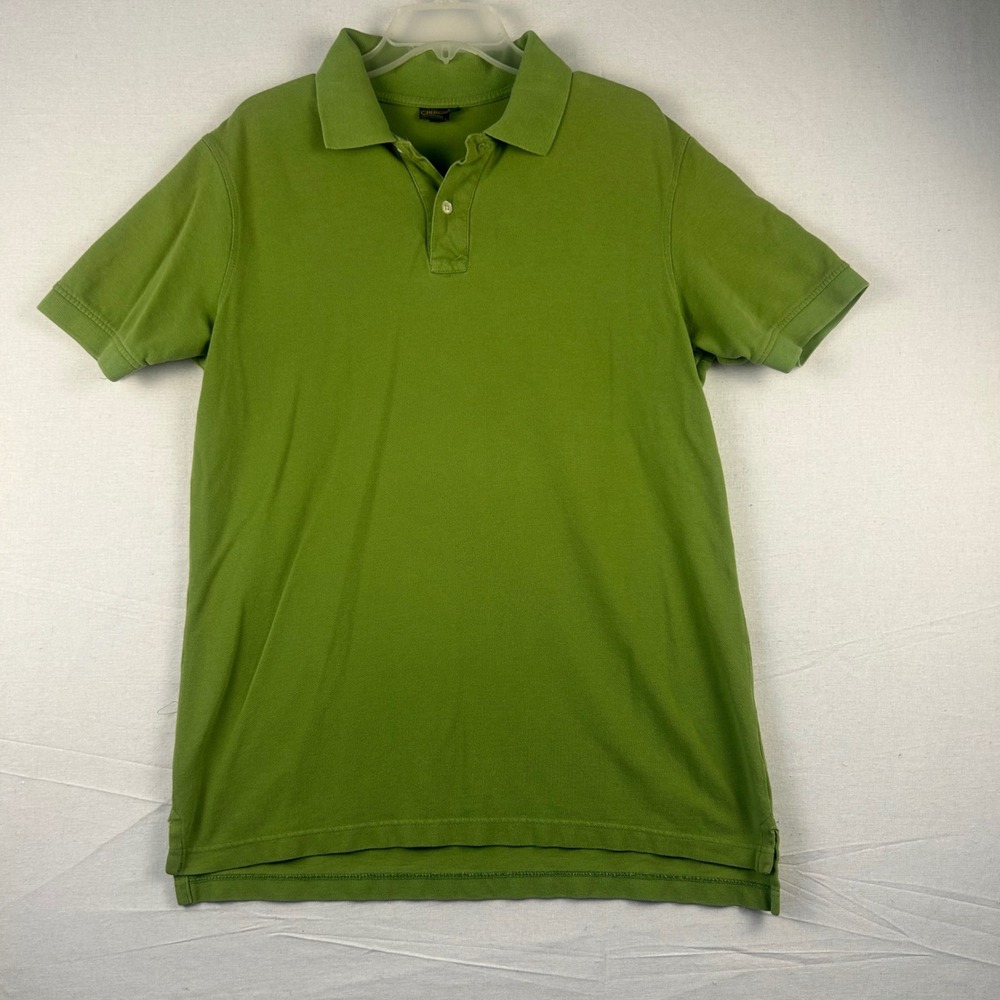 Cherokee Mens Green Short Sleeve 100% Cotton Pique Polo Shirt Size M